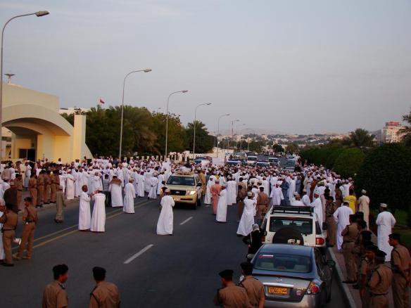 Demonstration in Oman